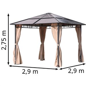 Produktbild für Pavillon Garden-Pleasure NAPA, 504898, beige