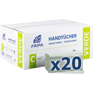 Produktbild für Papierhandtücher Fripa Verde 4121104, 1-lagig