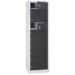 Produktbild für Schließfachschrank Lüllmann 526438, anthrazit