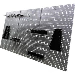 Produktbild für Werkbank Ondis24 Klaus, schwarz, 7-teilig