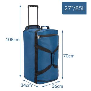 Produktbild für Reisetasche Monzana 108332, blau, 70 cm