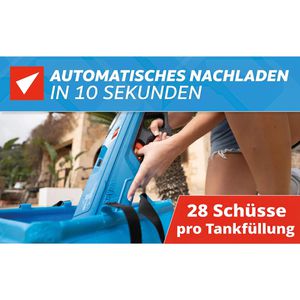 Produktbild für Wasserpistole Spyra Four, blau, elektrisch