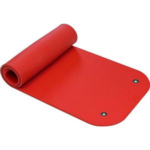 Produktbild für Yogamatte Airex Coronella, mit Ösen, rot, 1,5 cm stark