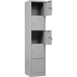 Produktbild für Schließfachschrank G-Office SHC.5, lichtgrau
