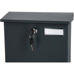 Produktbild für Briefkasten SafePost ScanPro 951 RAL 7016 anthrazit, aus Stahl