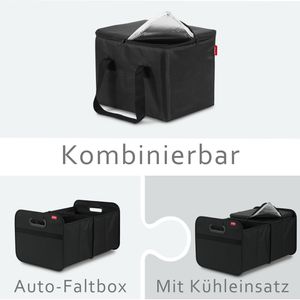 achilles Kühltasche Kühleinsatz für Auto-Faltbox, 29 x 23 x 23cm, schwarz,  10 Liter – Böttcher AG