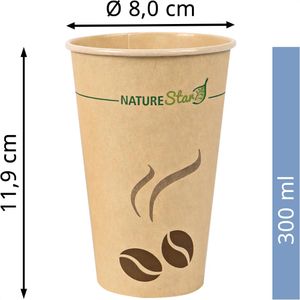 Produktbild für Trinkbecher Franz-Mensch NATUREStar Mocca