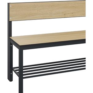 Produktbild für Umkleidebank CP-Möbel 8060-310, Sitzfläche Holz, 100 cm