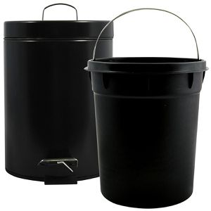 Produktbild für Mülleimer MSV 100266, schwarz