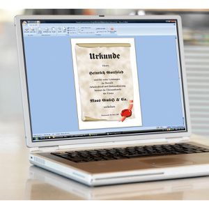 Produktbild für Briefpapier Sigel DP521, Urkundenrolle, A4