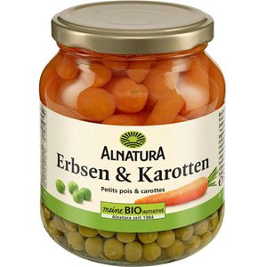 Gemüsekonserve Alnatura Erbsen & Karotten, BIO