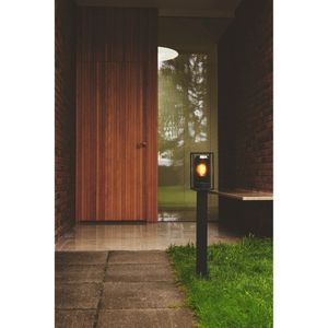 Produktbild für Wegeleuchte Nordlux Griffin, schwarz, mit 230 V Netzstrom