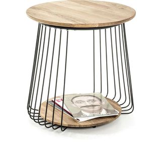 Beistelltisch Haku-Möbel 20554, Xaver, eiche