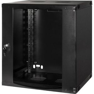 Produktbild für Netzwerkschrank LogiLink Single Section, W12F64B, 19 Zoll