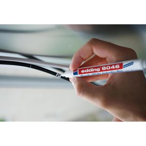 Produktbild für Industriemarker Edding 8046, weiß