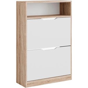 Produktbild für Schuhschrank Vicco Luca, sonoma eiche / weiß