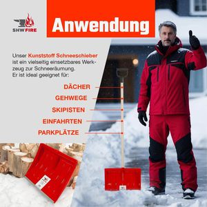 Produktbild für Schneeschieber SHW 54965, mit D-Griff