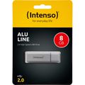 Zusatzbild USB-Stick Intenso Alu Line, 8 GB, silber