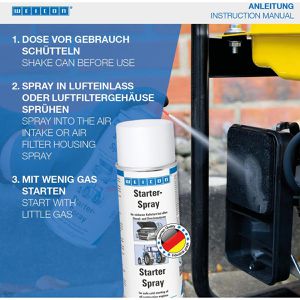 Produktbild für Starthilfespray WEICON 11660400, Starter-Spray