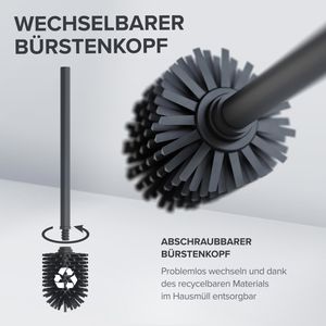 Produktbild für WC-Garnitur ovimar Tysnes, mit Ersatzrollenhalter