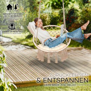 Produktbild für Hängesessel tillvex TVHS02, bis 200 kg, Indoor