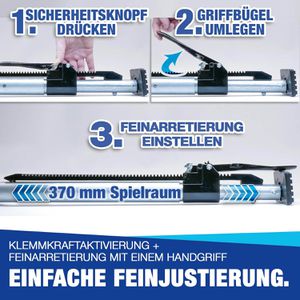 Produktbild für Rundsperrbalken NTG LS8596, Klemmbalken, Aluminium