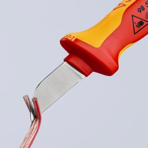 Produktbild für Kabelmesser Knipex 98 52, VDE-geprüft