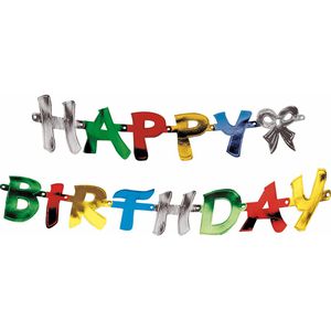 Girlande Papstar 18698 Happy Birthday, 1,4m