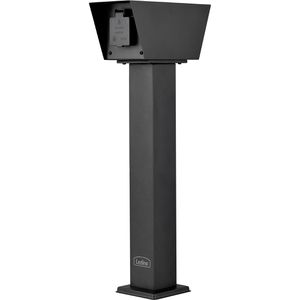 Gartensteckdose Ledino Connect L2, schwarz, anschraubbar