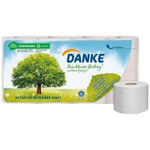 Toilettenpapier Danke natürlich weich & sanft