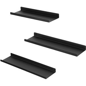 Produktbild für Wandregal Songmics LFS12BK, schwarz