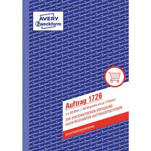 Produktbild für Auftragsbuch Zweckform 1726, A5