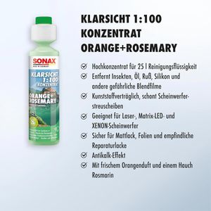 Produktbild für Scheibenreiniger Sonax 03951410, Orange und Rosemary