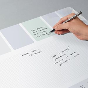 Produktbild für Schreibunterlage Sigel H6312, Pastel Planner, weiß