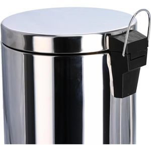 Produktbild für Mülleimer MSV 100438, silber glänzend