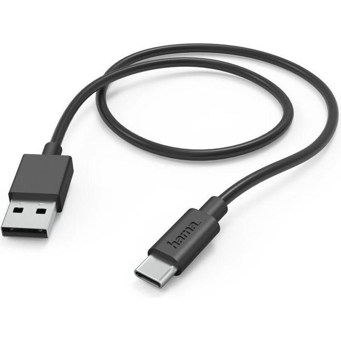 Hama Ladekabel 201594, schwarz, USB A auf USB C, 1m – Böttcher AG