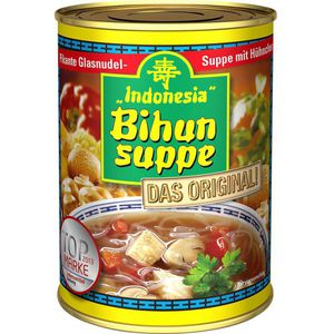 Indonesia Fertiggericht Bihunsuppe, Glasnudeln mit Hühnchen, 390ml