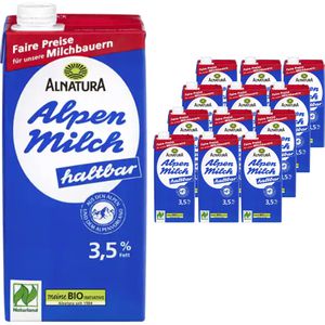 Milch Alnatura H-Vollmilch Fettgehalt 3,5%