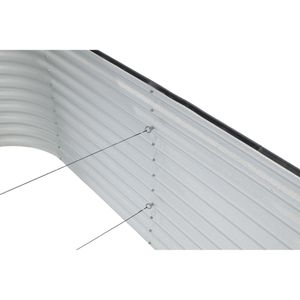 Produktbild für Hochbeet Westmann Grow Faster Oval, aus Stahl