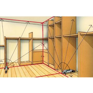 Produktbild für Wasserwaage Laserliner 025.04.00E, HandyLaser Plus