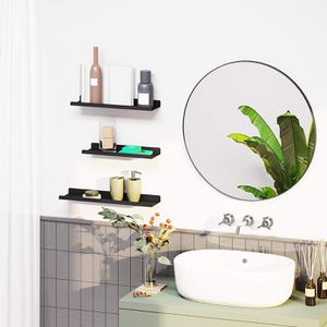 Produktbild für Wandregal Songmics LFS12BK, schwarz