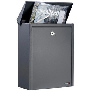 Produktbild für Briefkasten Allux 200, anthrazit, aus Stahl