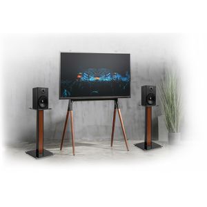 Produktbild für Lautsprecherständer myWall HS22L, schwarz, aus Metall, 2 Stück