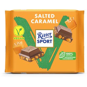 Ritter-Sport Tafelschokolade Salted Caramel, vegan, 100g