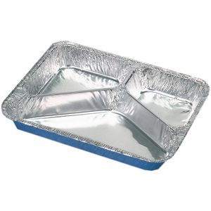 Produktbild für Aluschalen Papstar 14507, mit Deckel, 0,76l