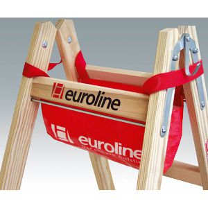 Produktbild für Stehleiter Euroline Nr. 10504, 1050405, beidseitig begehbar