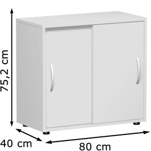 Produktbild für Schiebetürenschrank Geramöbel Flex, Holz