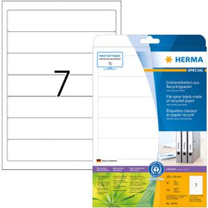 Produktbild für Rückenschilder Herma 10745, Special Recycling weiß