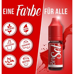 Produktbild für Lebensmittelfarbe Belissia Set 12369, wasserlöslich