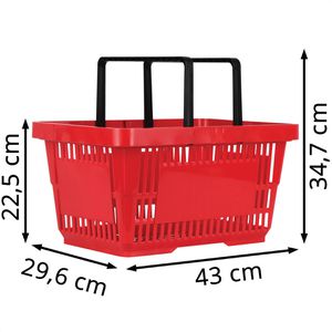 Produktbild für Einkaufskorb METO 9231329, rot